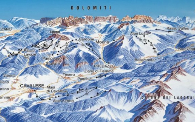 Val Di Femme Mapa